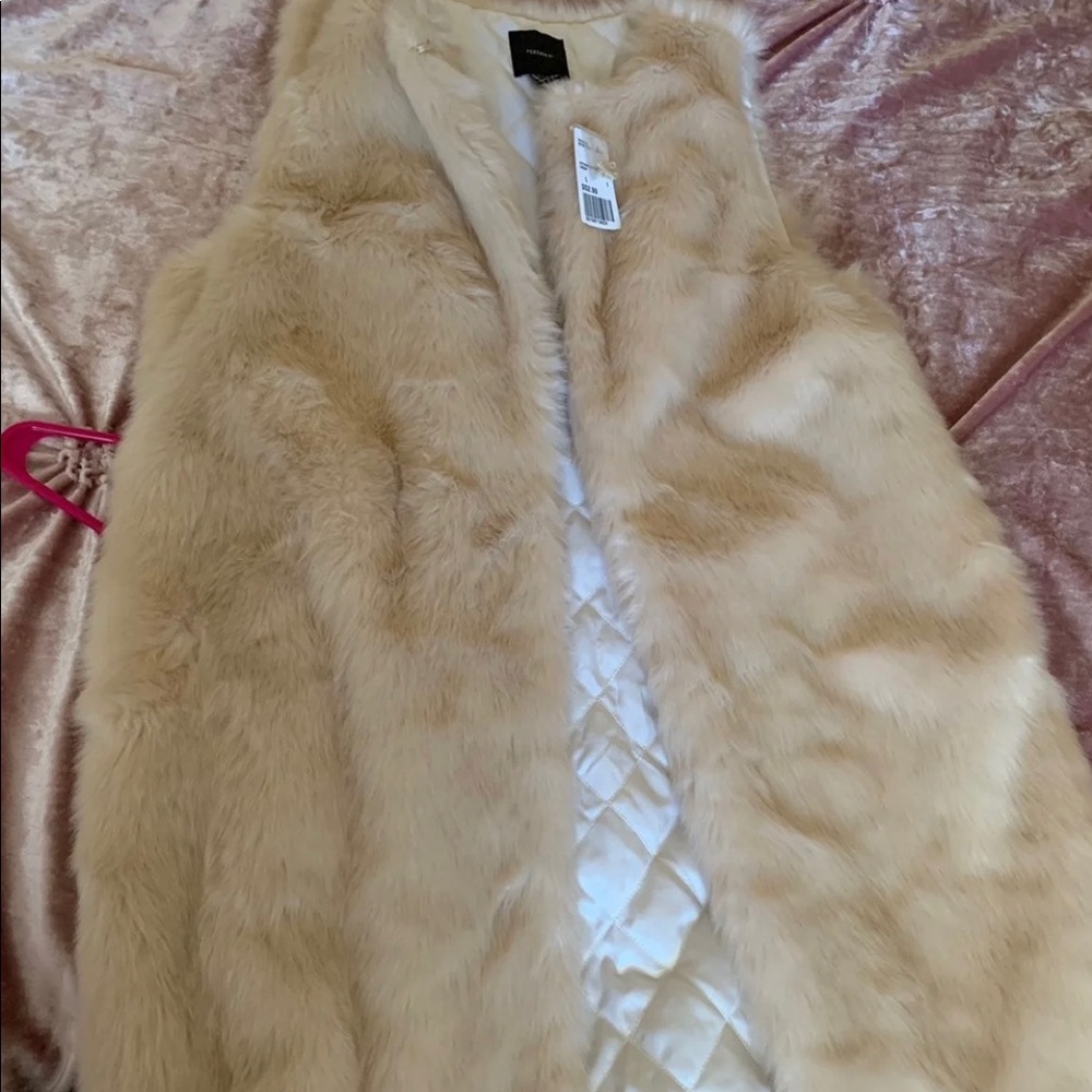 Faux fur jacket